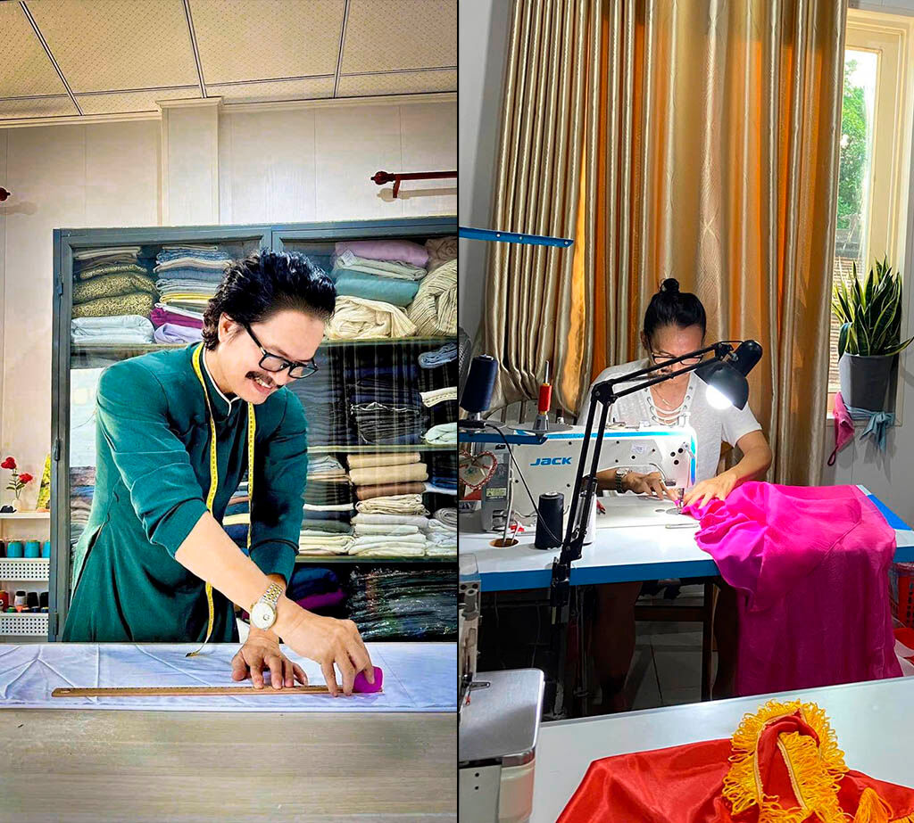 Master intricate embroidery in Hue’s cultural village